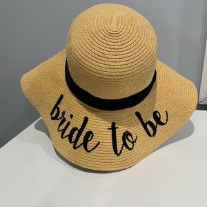 C.C Bride To Be Straw Hat